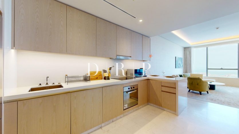 Apartment on Palm Jumeirah, Dubai, 1 bedroom, 96.5 m2 / per month