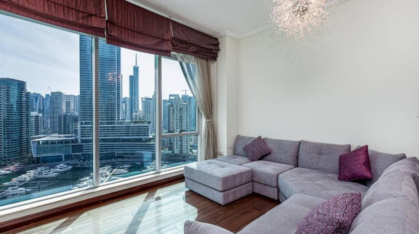 Apartment on Dubai Marina, 3 bedrooms, 184 m2 / per year