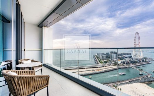 Apartment on Jumeirah Beach Residence, Dubai, 2 bedrooms, 136.9 m2 / per year