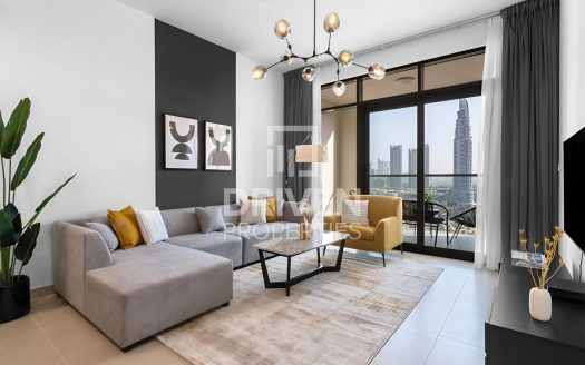 Apartment on Downtown Burj Dubai, 2 bedrooms, 119 m2 / per year