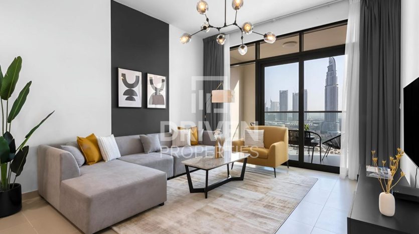 Apartment on Downtown Burj Dubai, 2 bedrooms, 119 m2 / per year