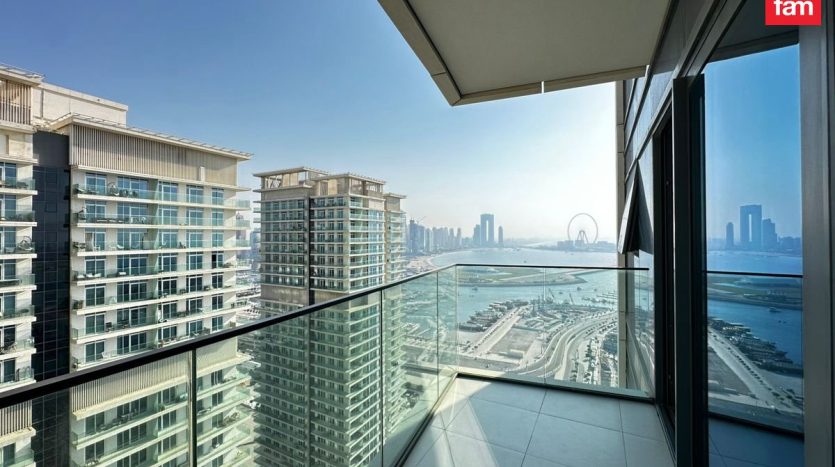 Apartment on Dubai Harbour, Dubai, 1 bedroom, 69 m2 / per year