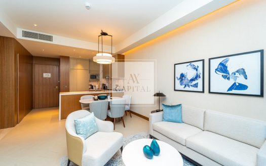 Apartment on Downtown Burj Dubai, 2 bedrooms, 114.2 m2 / per year