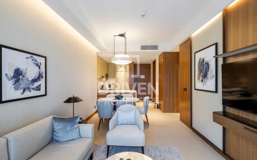 Apartment on Downtown Burj Dubai, 2 bedrooms, 124 m2 / per year