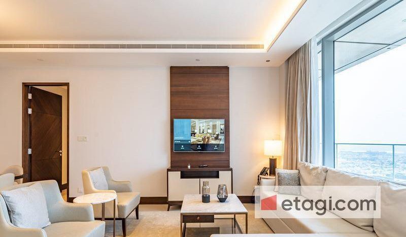 Apartment on Downtown Burj Dubai, 2 bedrooms, 143.3 m2 / per year