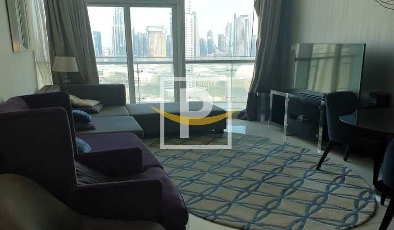 Apartment on Downtown Burj Dubai, 2 bedrooms, 115.2 m2 / per year