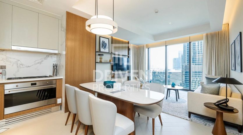 Apartment on Downtown Burj Dubai, 3 bedrooms, 165 m2 / per year