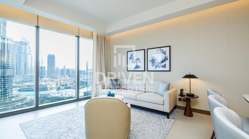 Apartment on Downtown Burj Dubai, 3 bedrooms, 165 m2 / per year