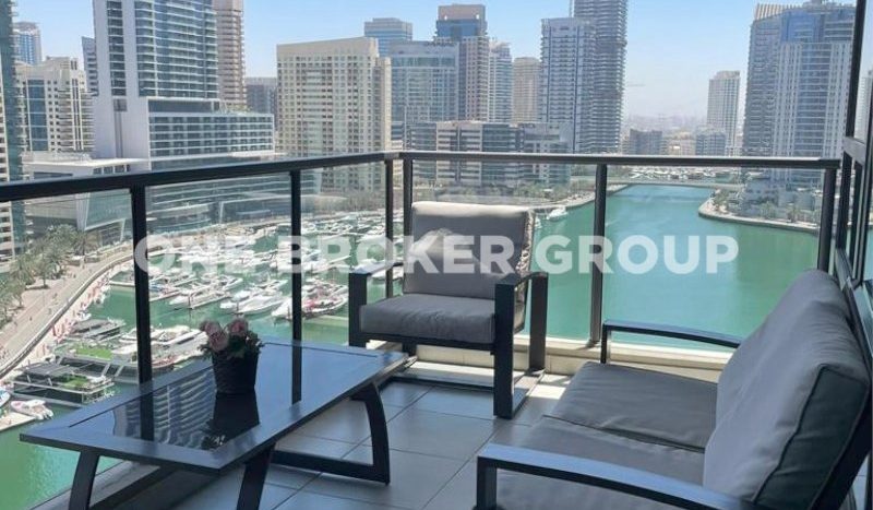 Apartment on Dubai Marina, 2 bedrooms, 127 m2 / per year