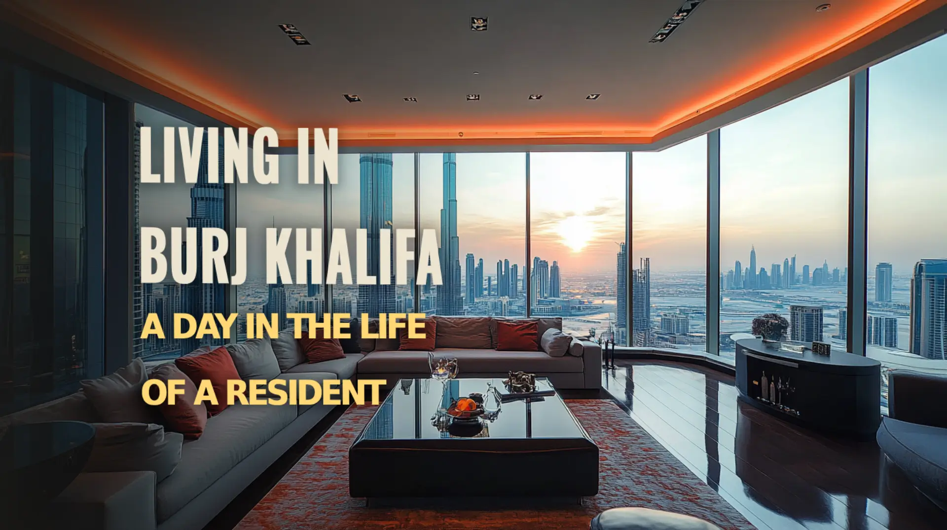 Inside look at a day in the life of a Burj Khalifa resident