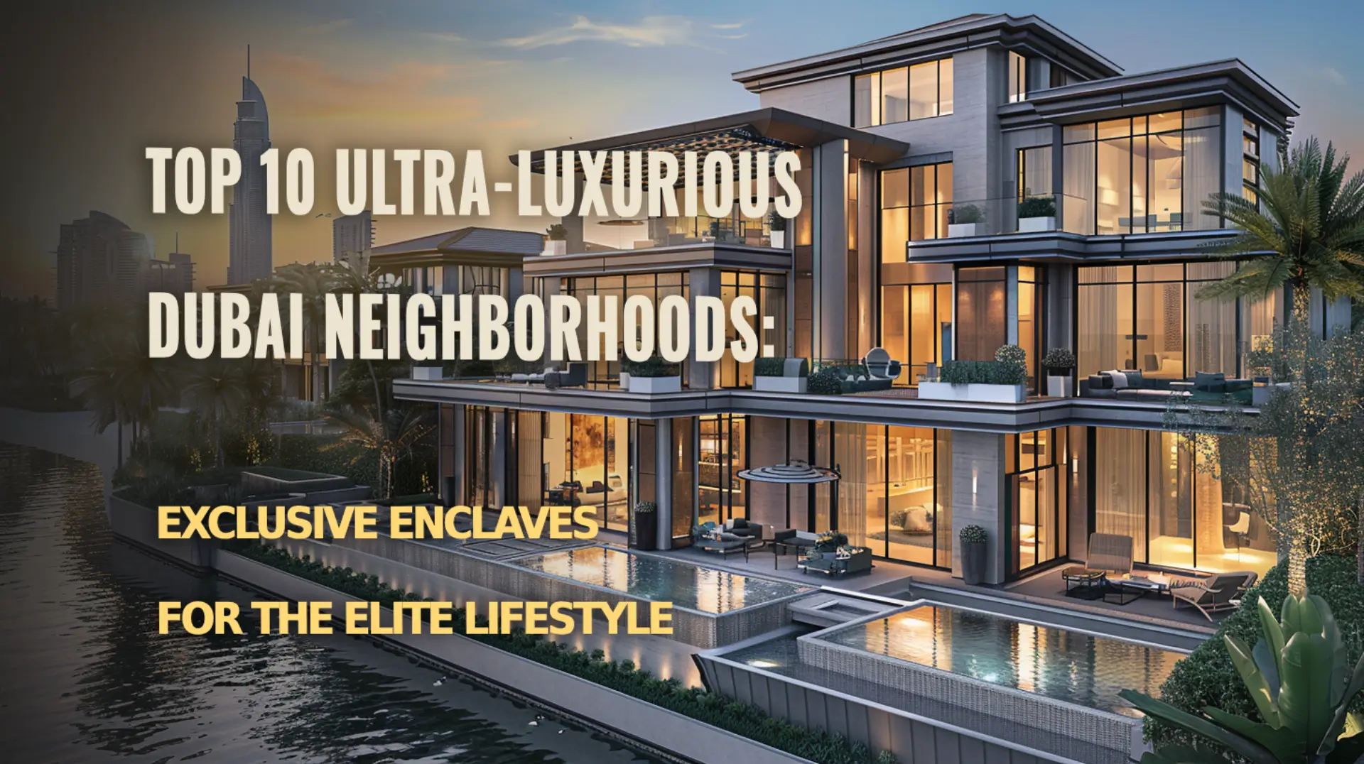 Top 10 Ultra-Luxurious Dubai Neighborhoods for Elite Living Discover the top 10 ultra-luxurious Dubai neighborhoods for an elite lifestyle