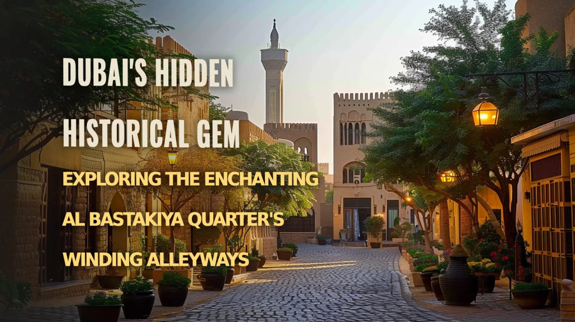 Explore the hidden historical gem of Al Bastakiya in Dubai