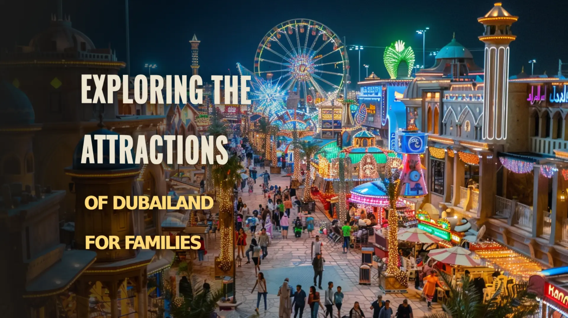 Dubailand for Families: Top Attractions You Can't Miss Don't miss the top family-friendly attractions of Dubailand