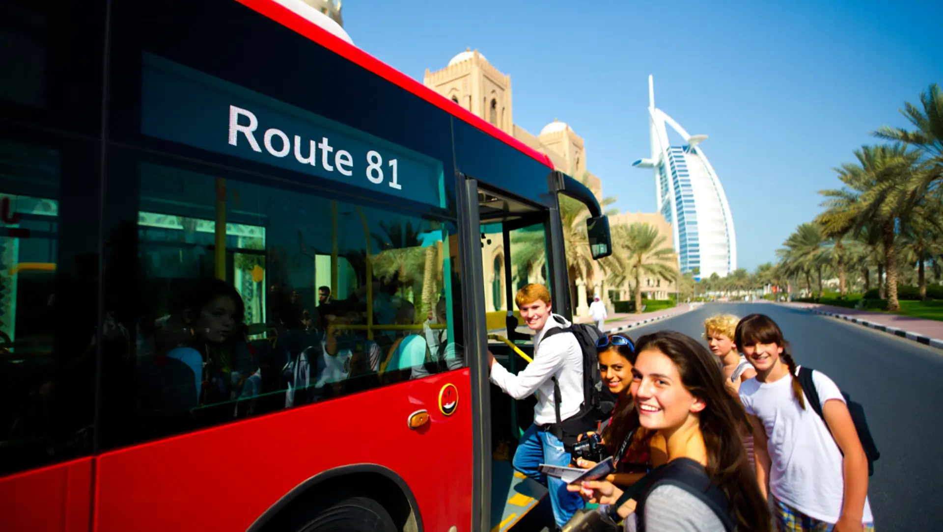 Экономный способ добраться до Мадинат Джумейра на автобусе