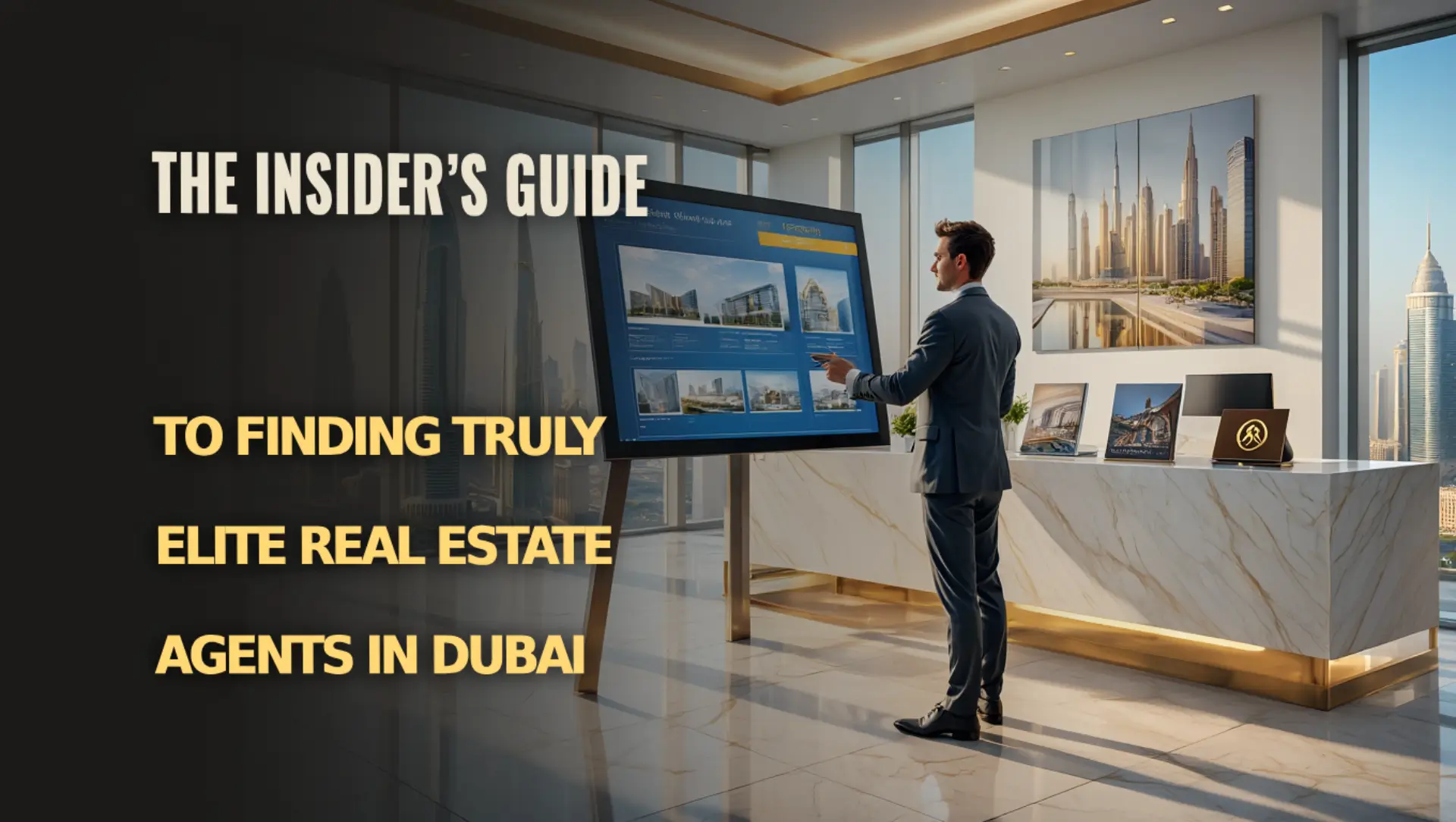 The Insider's Guide to Finding Truly Elite Real Estate Agents in Dubai