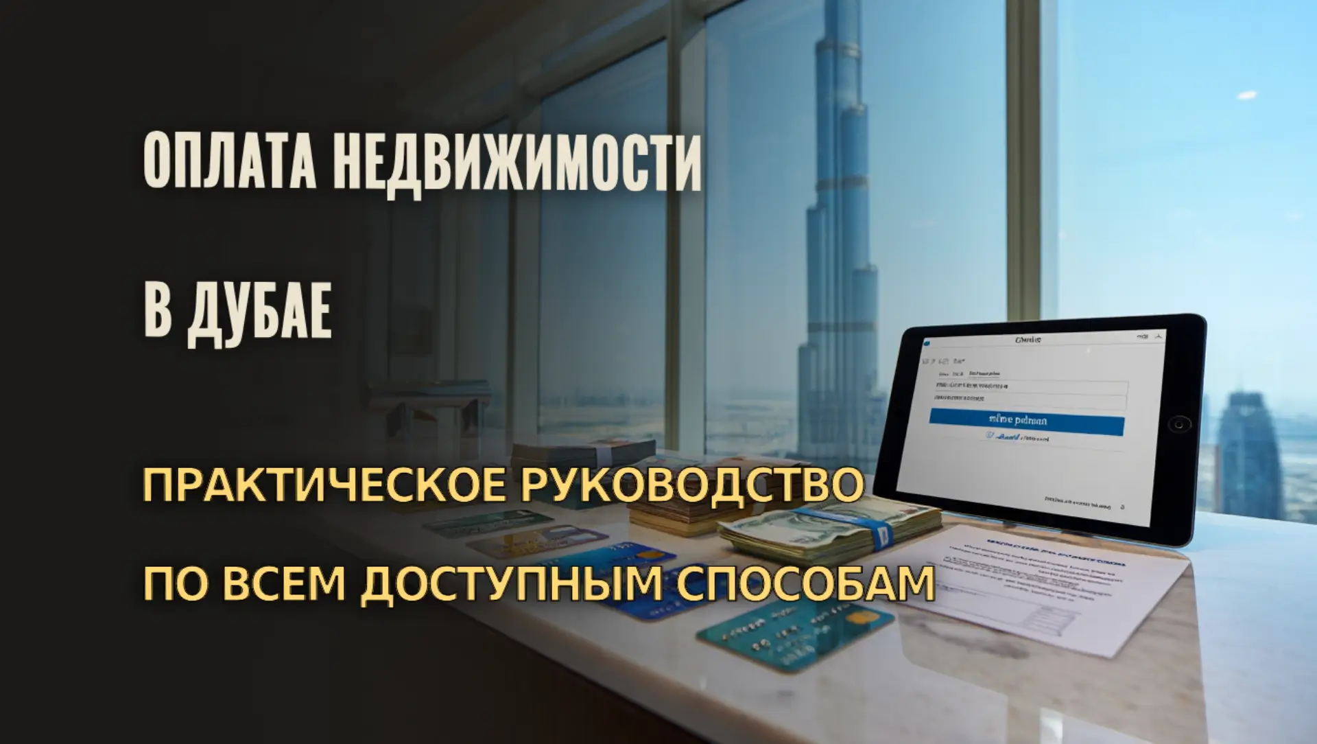 Оплата недвижимости в Дубае: практическое руководство по всем доступным способам в 2025 году