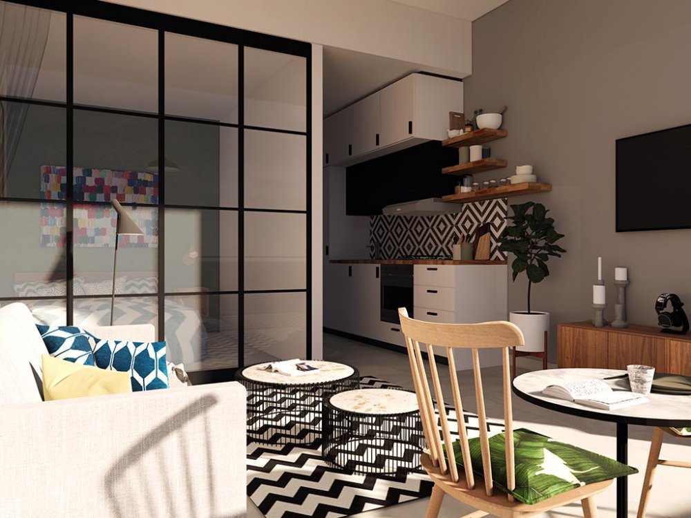 Apartment on Jumeirah Village Triangle, Dubai, 1 bedroom, 46.6373 m2  | Foto 6