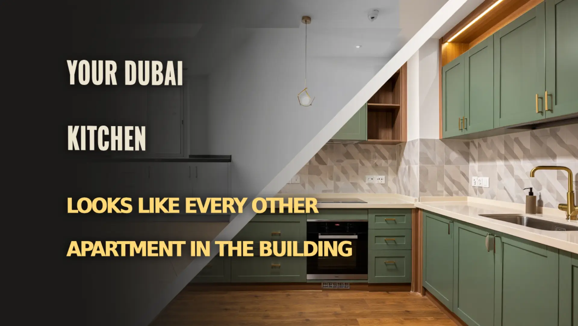 Unique kitchen upgrades to break free from cookie-cutter apartment styles