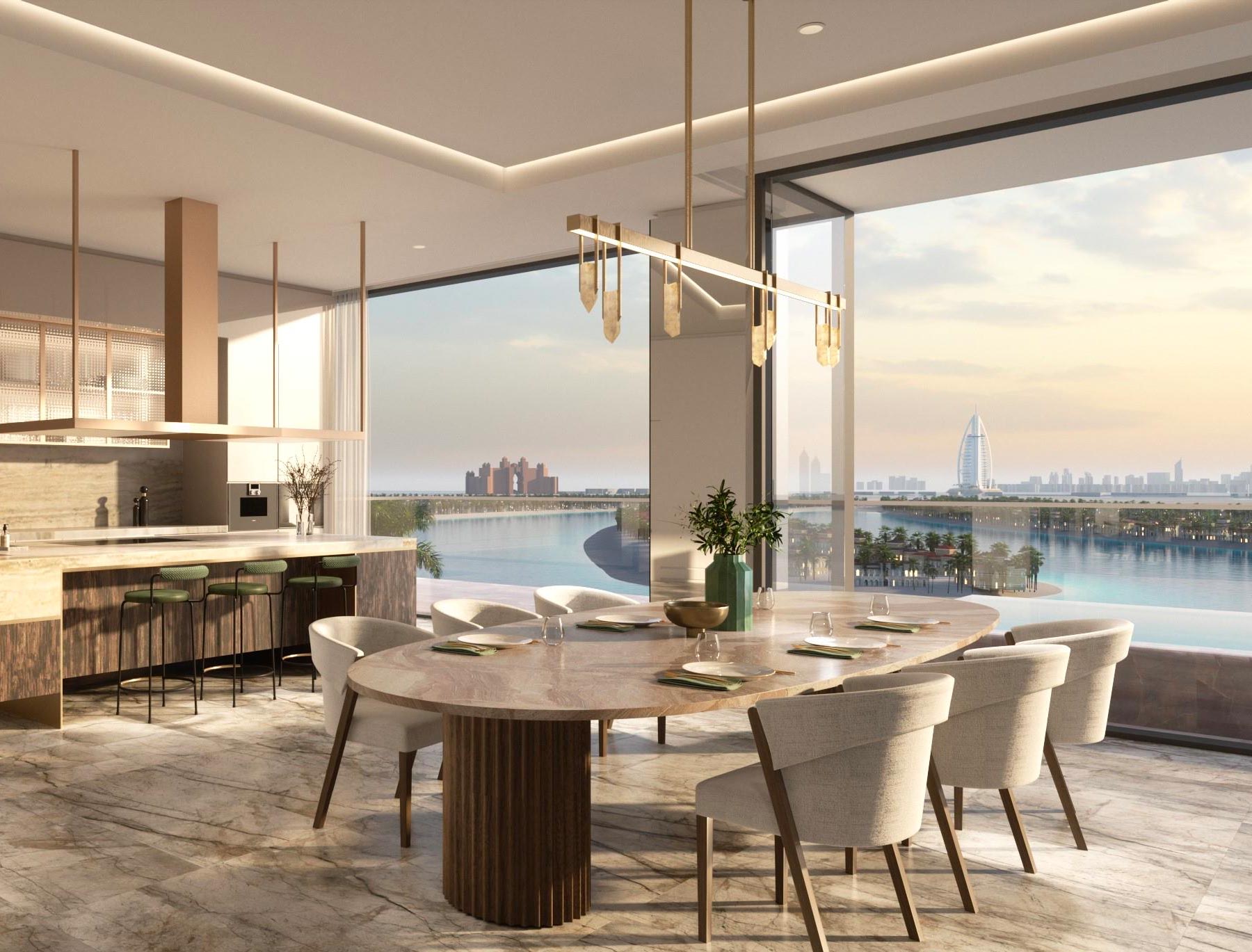 Villa on Palm Jumeirah, Dubai, 4 bedrooms, 599.0388 m2  | Foto 1