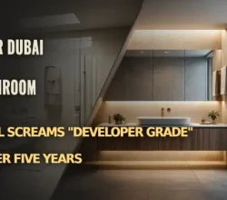 Your Dubai Bathroom Still Screams "Developer Grade" After Five Years