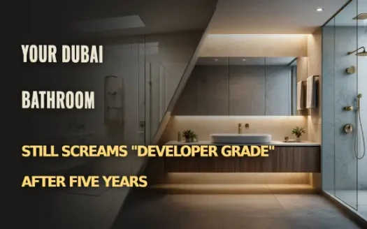 Your Dubai Bathroom Still Screams "Developer Grade" After Five Years