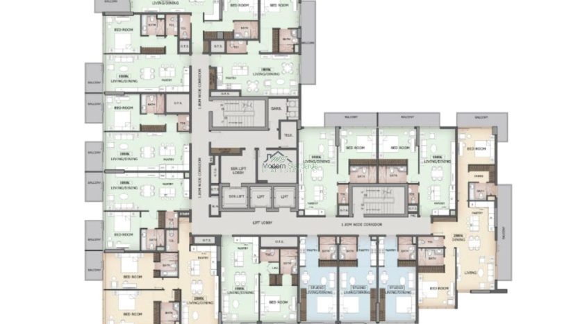 Apartment on Al Jaddaf, Dubai, 856 m2  | Foto 10