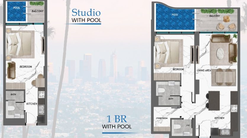 Apartment on Al Furjan, Dubai, 40 m2  | Foto 13