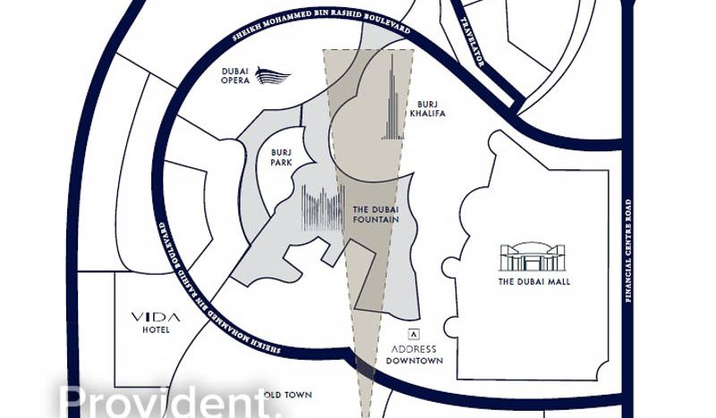 Apartment on Downtown Burj Dubai, 2 bedrooms, 54 m2  | Foto 15
