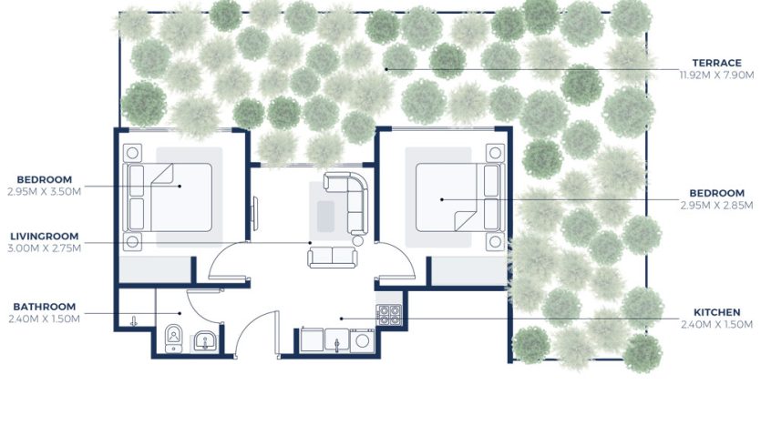 Apartment on Dubai Healthcare City, Dubai, 35 m2  | Foto 2