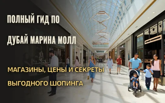 Полный гид по Дубай Марина Молл: