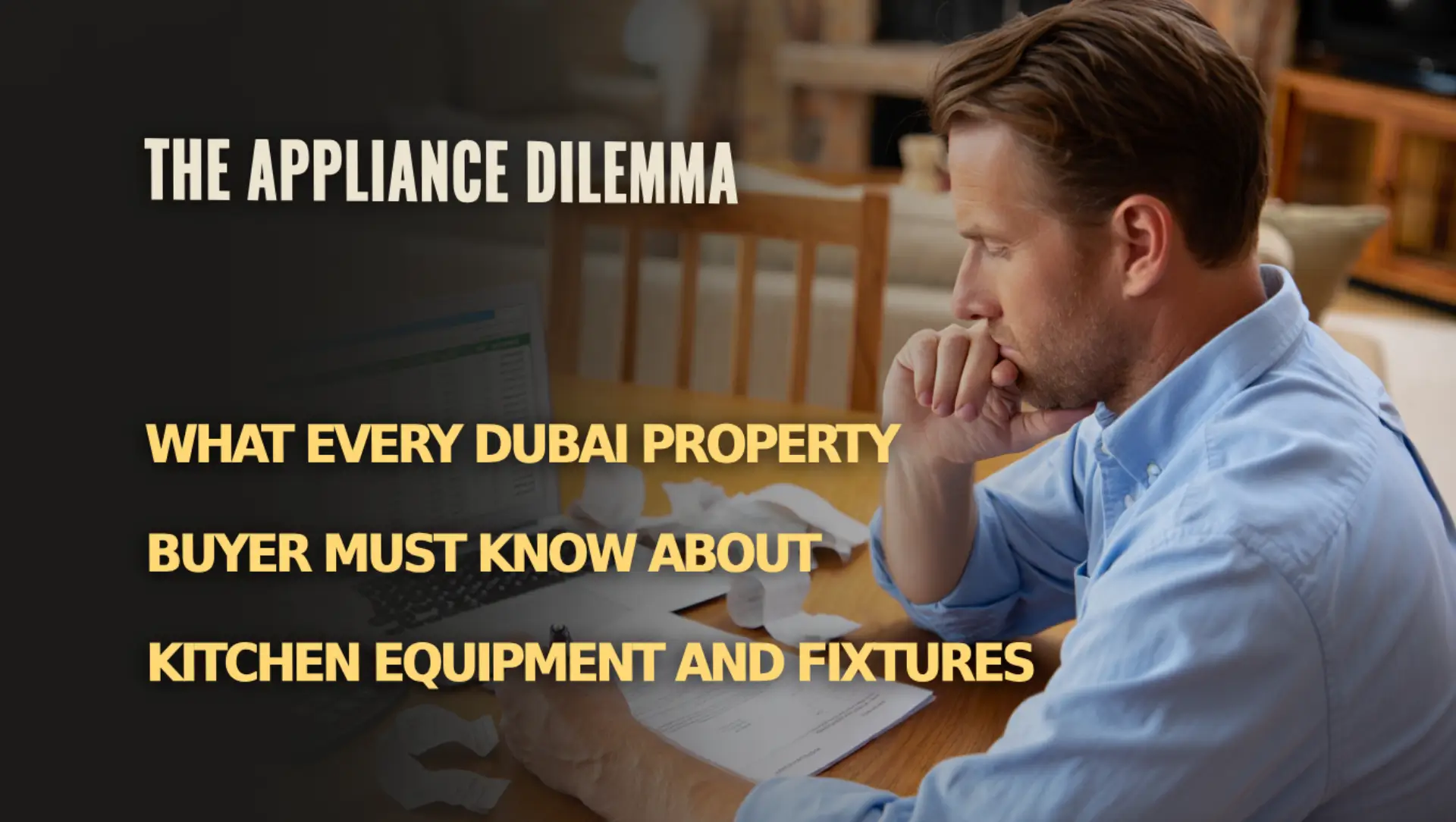 What kitchen equipment is included when buying property in Dubai
