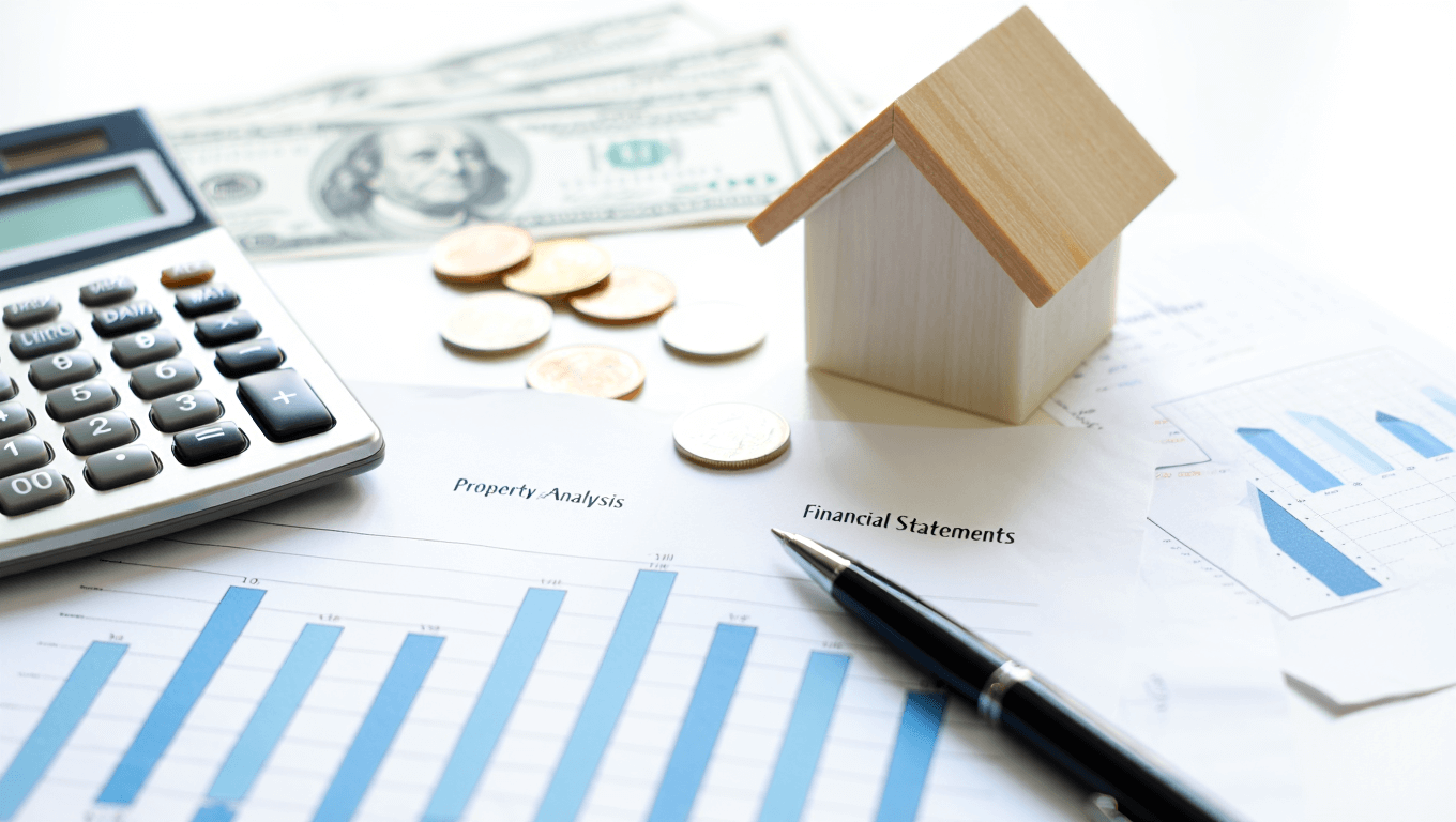 Diagram illustrating how rental income minus expenses determines the net cash flow generated by a single property